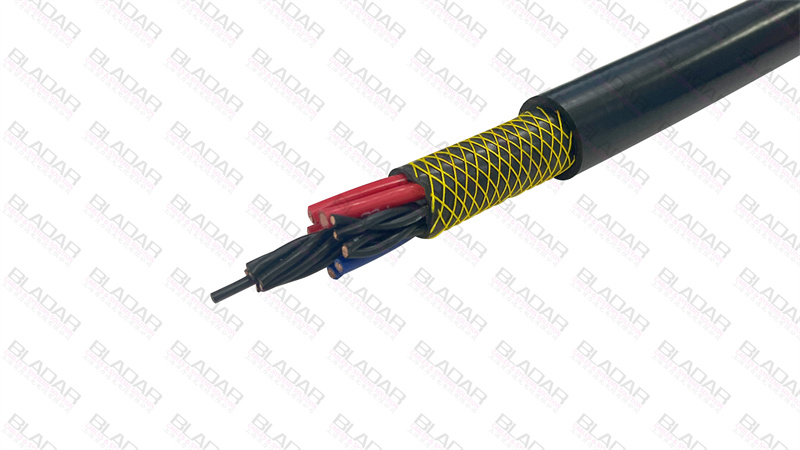 双护套多芯高抗拉耐磨卷筒电缆